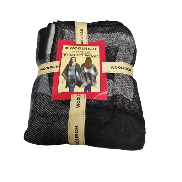 New WOOLRICH reversible Blanket Wrap one Size MSRP $60.00 RN137013 - Picture 5 of 5